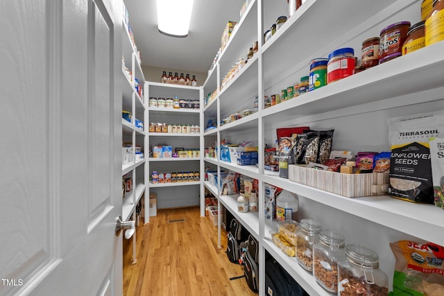 view of pantry