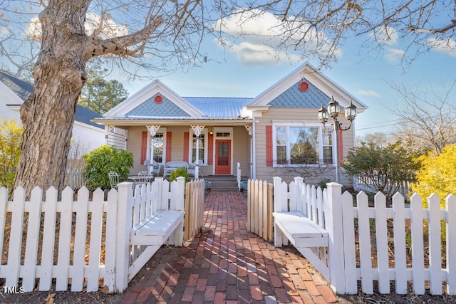 bungalow-style house featuring a porch