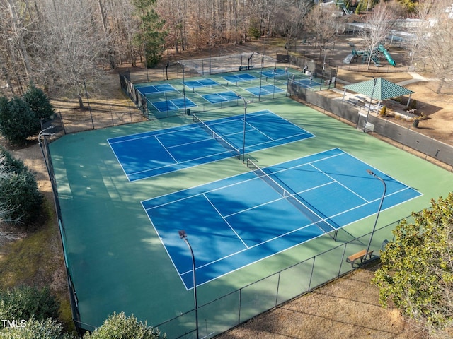 view of sport court