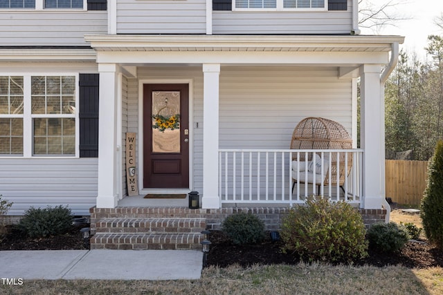 view of property entrance