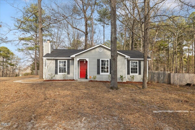 view of ranch-style house