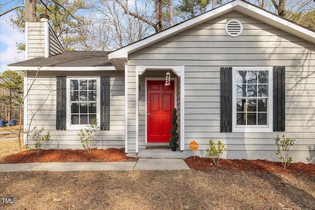 view of front of property