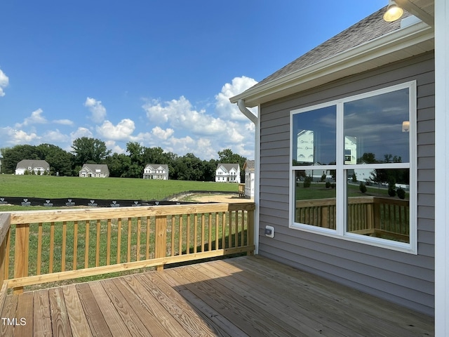 82 N Stagecoach Dr, Wendell, NC 27591 - wooden terrace featuring a yard