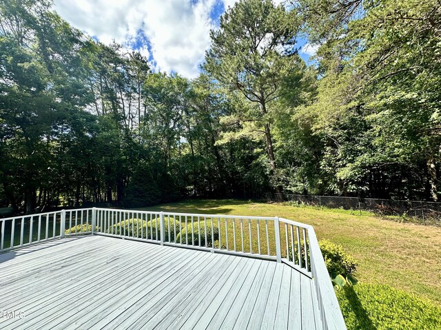 2934 Appaloosa Ct, Graham, NC 27253 - view of wooden deck