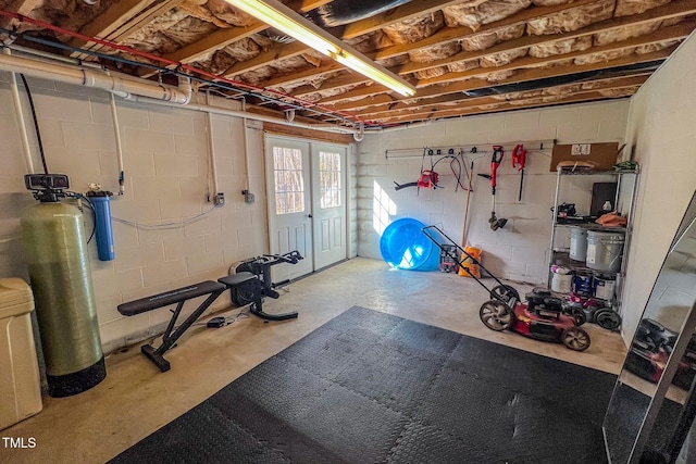 view of exercise room