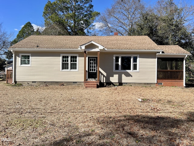 view of front of home