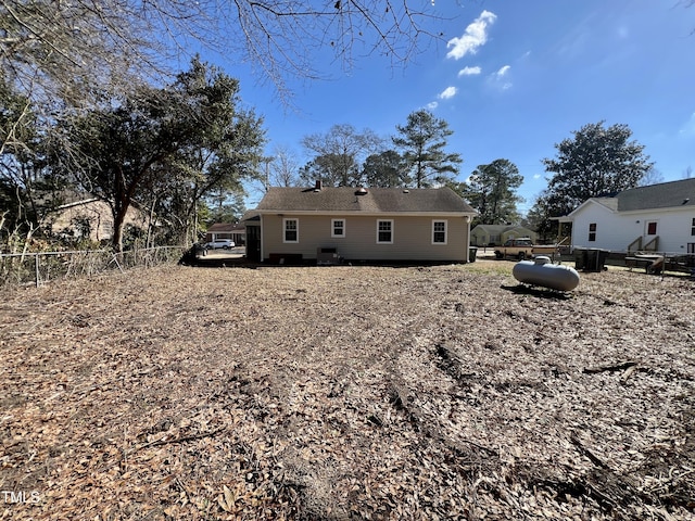 view of back of property