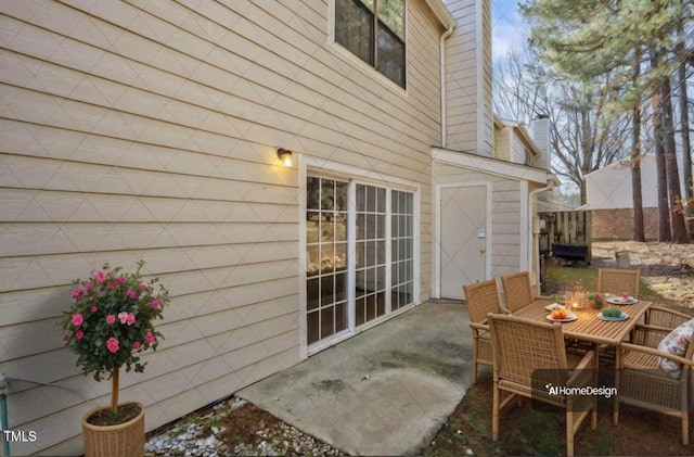 view of patio / terrace with outdoor dining area