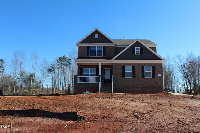 craftsman-style home featuring a porch