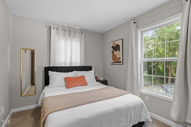 bedroom featuring carpet floors