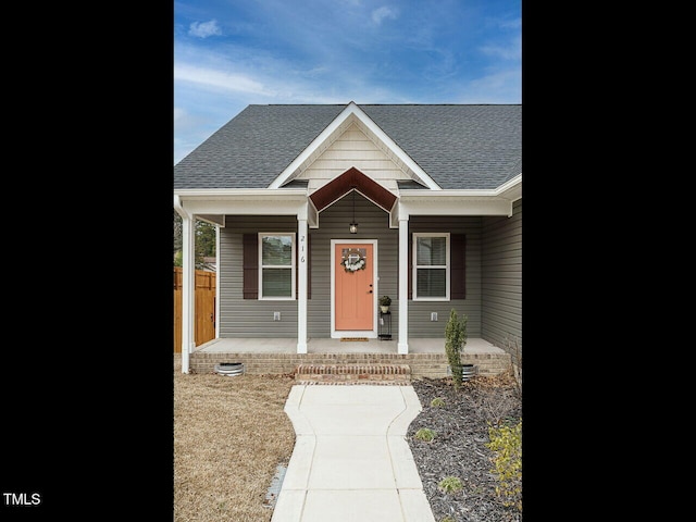 view of bungalow