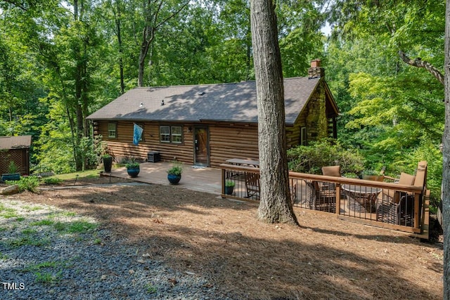 rear view of house featuring a patio area