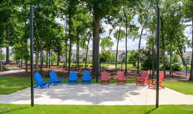 1813 Bright Lantern Way, Wendell, NC 27591 - view of property's community with a patio area