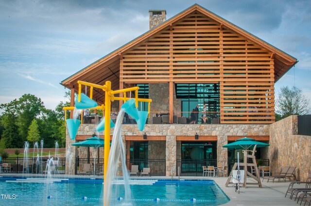 1813 Bright Lantern Way, Wendell, NC 27591 - community pool featuring fence and a patio