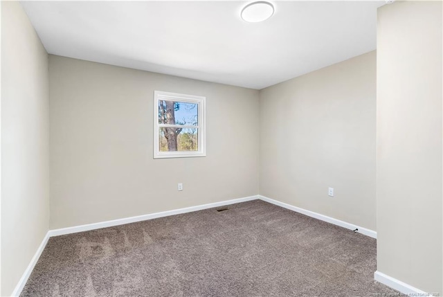 empty room with carpet floors