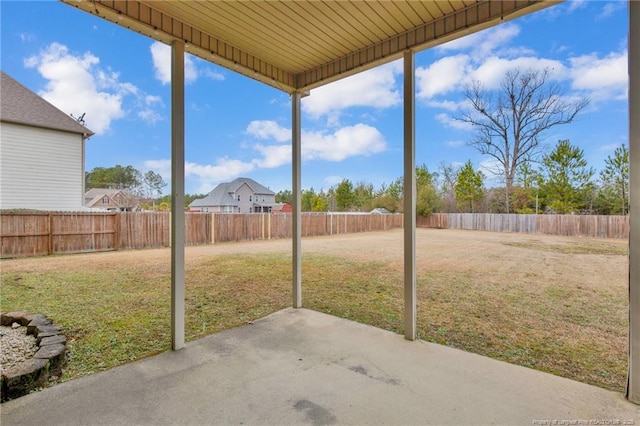 exterior space with a patio area