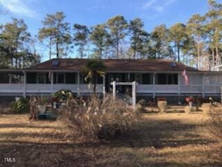 view of back of property