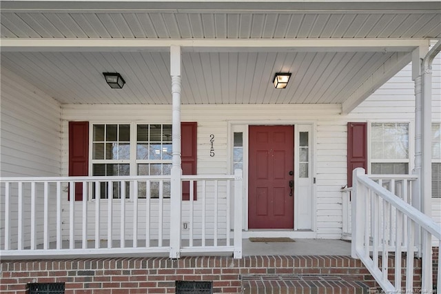 view of entrance to property