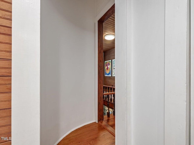 967 Bynum Rd, Pittsboro, NC 27312 - corridor featuring wood finished floors and baseboards