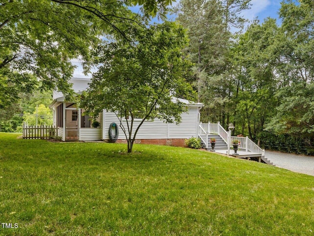967 Bynum Rd, Pittsboro, NC 27312 - view of grassy yard