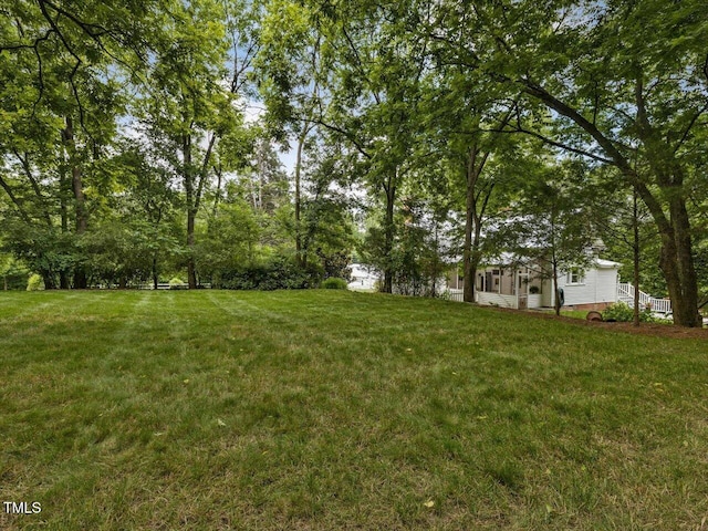 967 Bynum Rd, Pittsboro, NC 27312 - view of grassy yard
