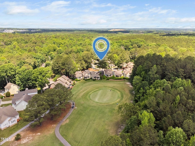 5101 Hogans Way, Clayton, NC 27520 - view of property location featuring a forest, nearby suburban area, and a golf club