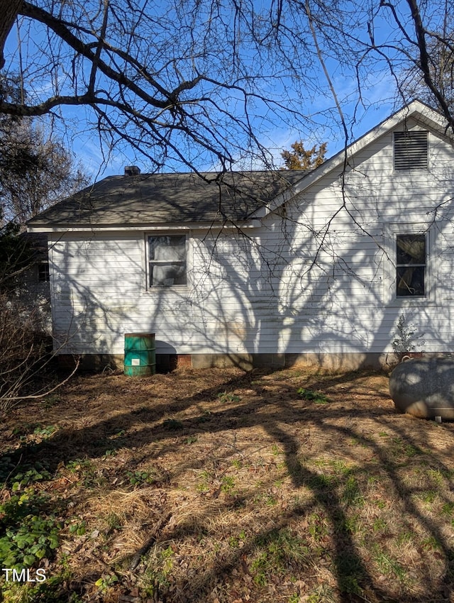 view of home's exterior