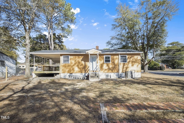 view of front of house