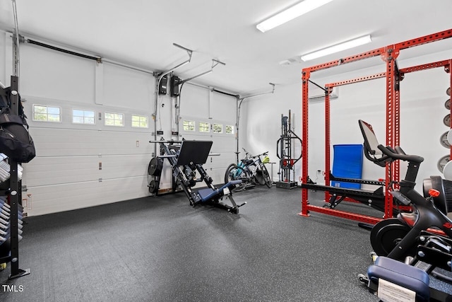 view of exercise room