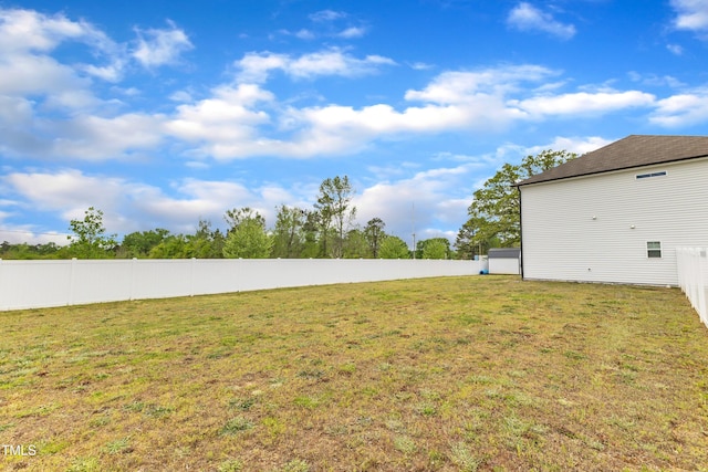 108 Bonnie Girl Ct, Lillington, NC 27546 - view of yard featuring a fenced backyard