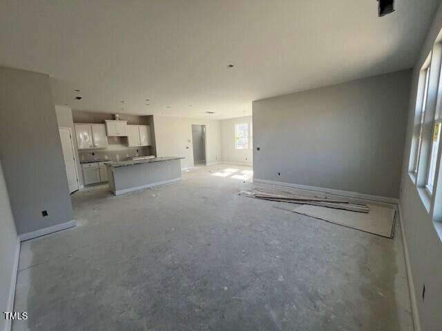 view of unfurnished living room