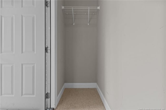 view of closet