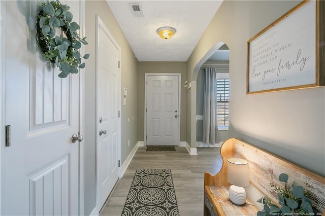 entryway featuring light hardwood / wood-style floors