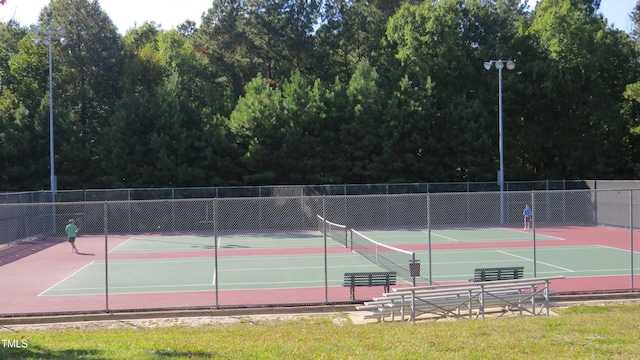 view of sport court