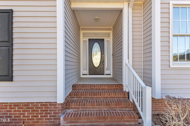 view of property entrance