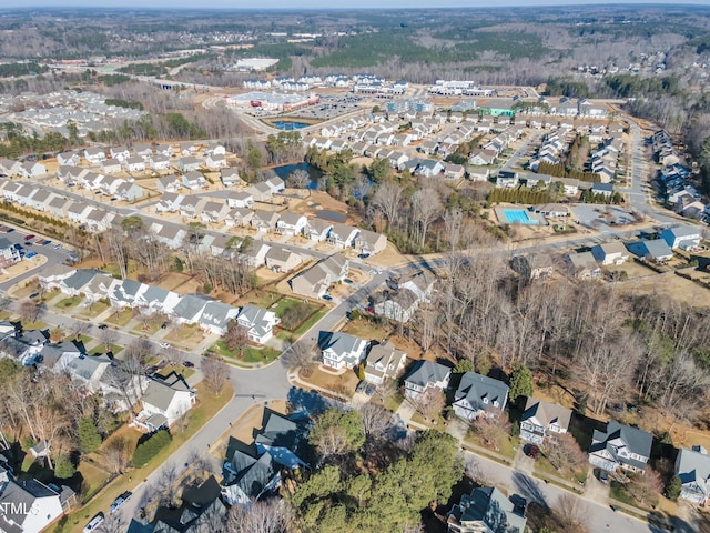 birds eye view of property featuring a residential view