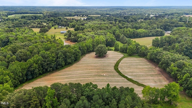 1167 John D Winstead Rd, Roxboro, NC 27574 - overview of rural landscape with a forest and farmland