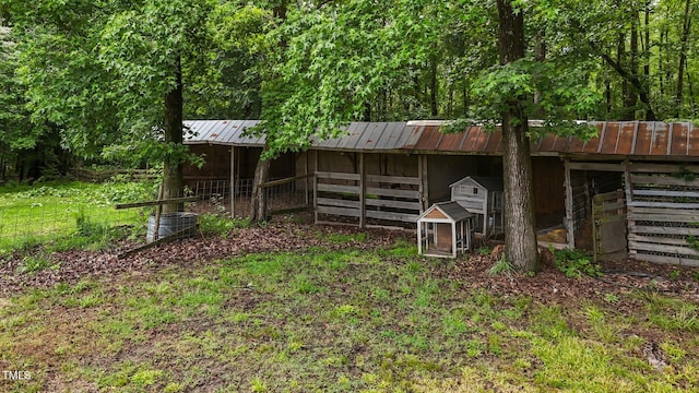 1167 John D Winstead Rd, Roxboro, NC 27574 - view of yard featuring an outdoor structure