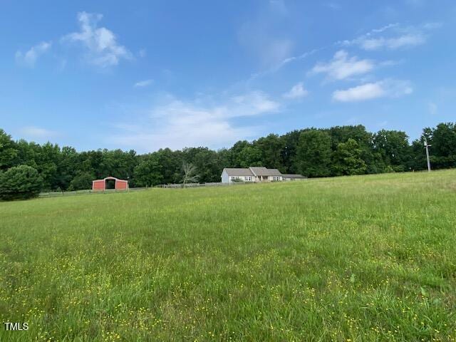 1167 John D Winstead Rd, Roxboro, NC 27574 - view of yard with a wooded view and a rural view