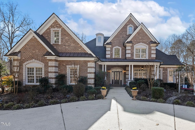 view of front of home with a porch