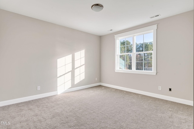 spare room with carpet floors