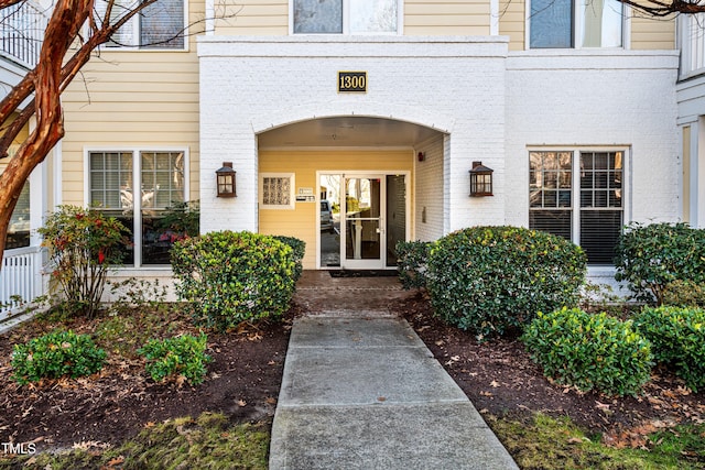 view of entrance to property