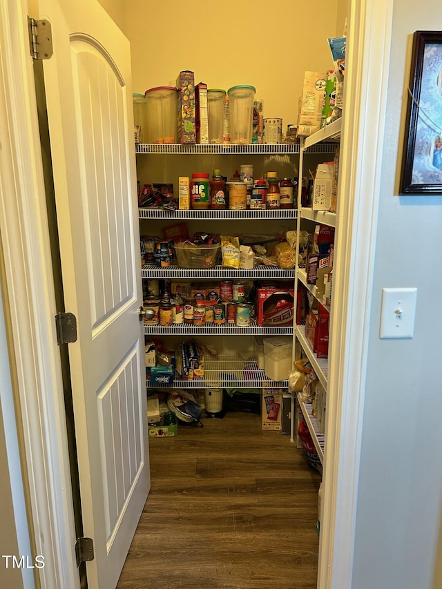 view of pantry