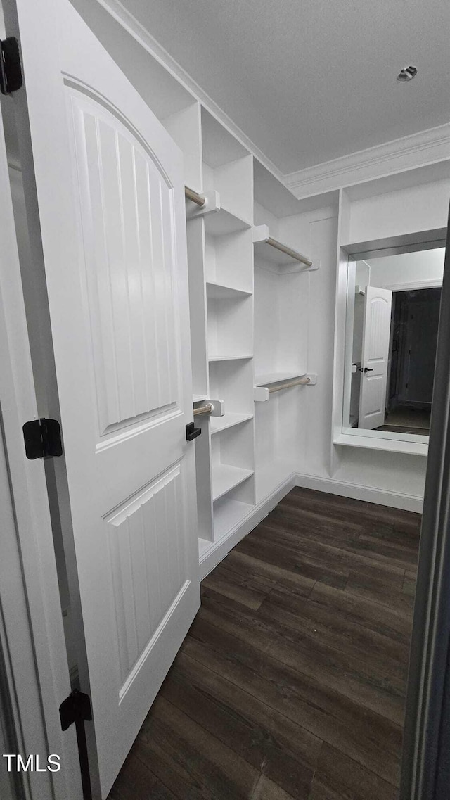 1203 Elizabeth Rd W, Wilson, NC 27896 - spacious closet featuring dark wood-style flooring