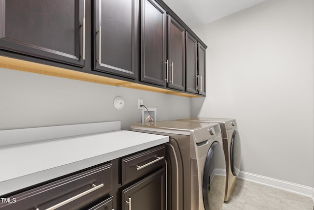 view of clothes washing area