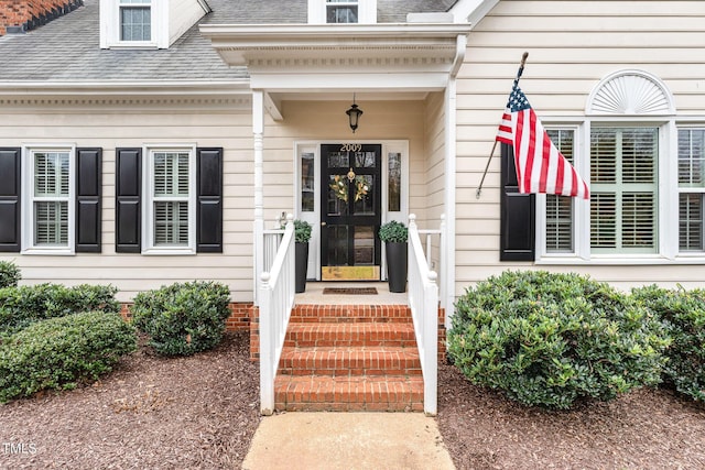 view of entrance to property