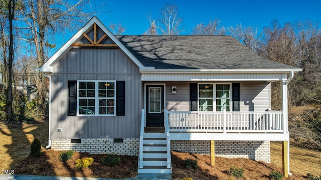 bungalow-style house with a porch