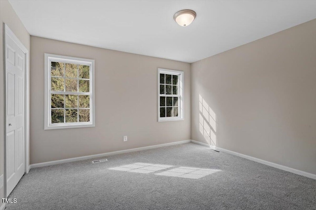 empty room featuring carpet floors