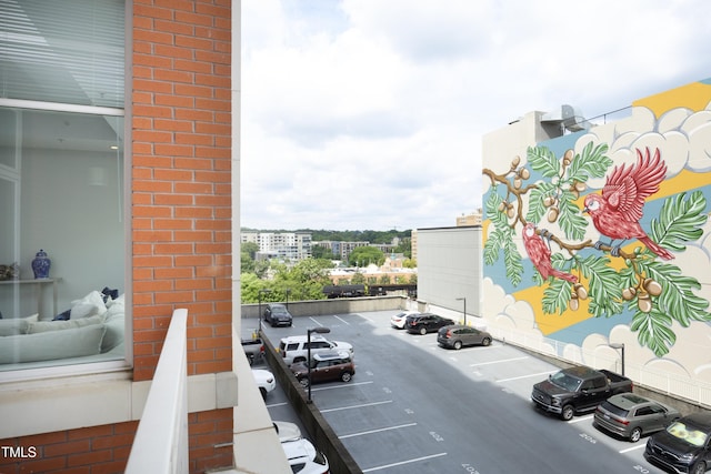 view of uncovered parking lot