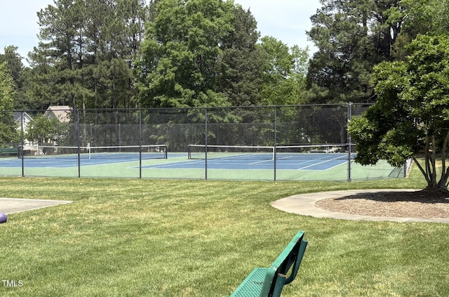 10014 Hammock Bnd, Chapel Hill, NC 27517 - view of tennis court